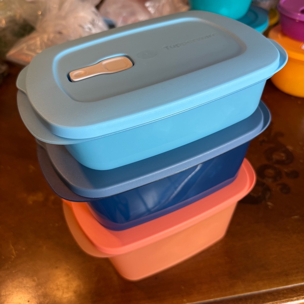 Tupperware Crystalwave Microwave Bowl Set